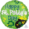 17" Happy St. Patty's Day Pot of Gold Balloon