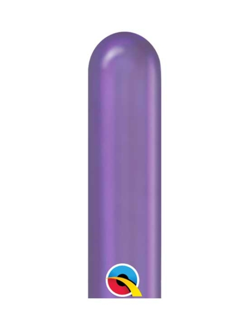 260Q Qualatex Chrome Purple Twisting Balloon