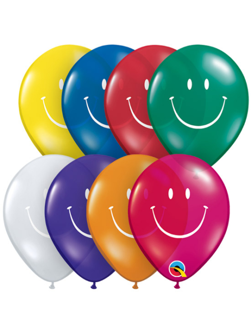 5" Smiley Face Balloon Assortment