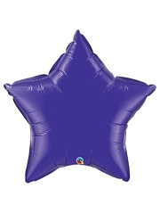 36" Qualatex Quartz Purple Foil Star Shape Balloon 1 Count